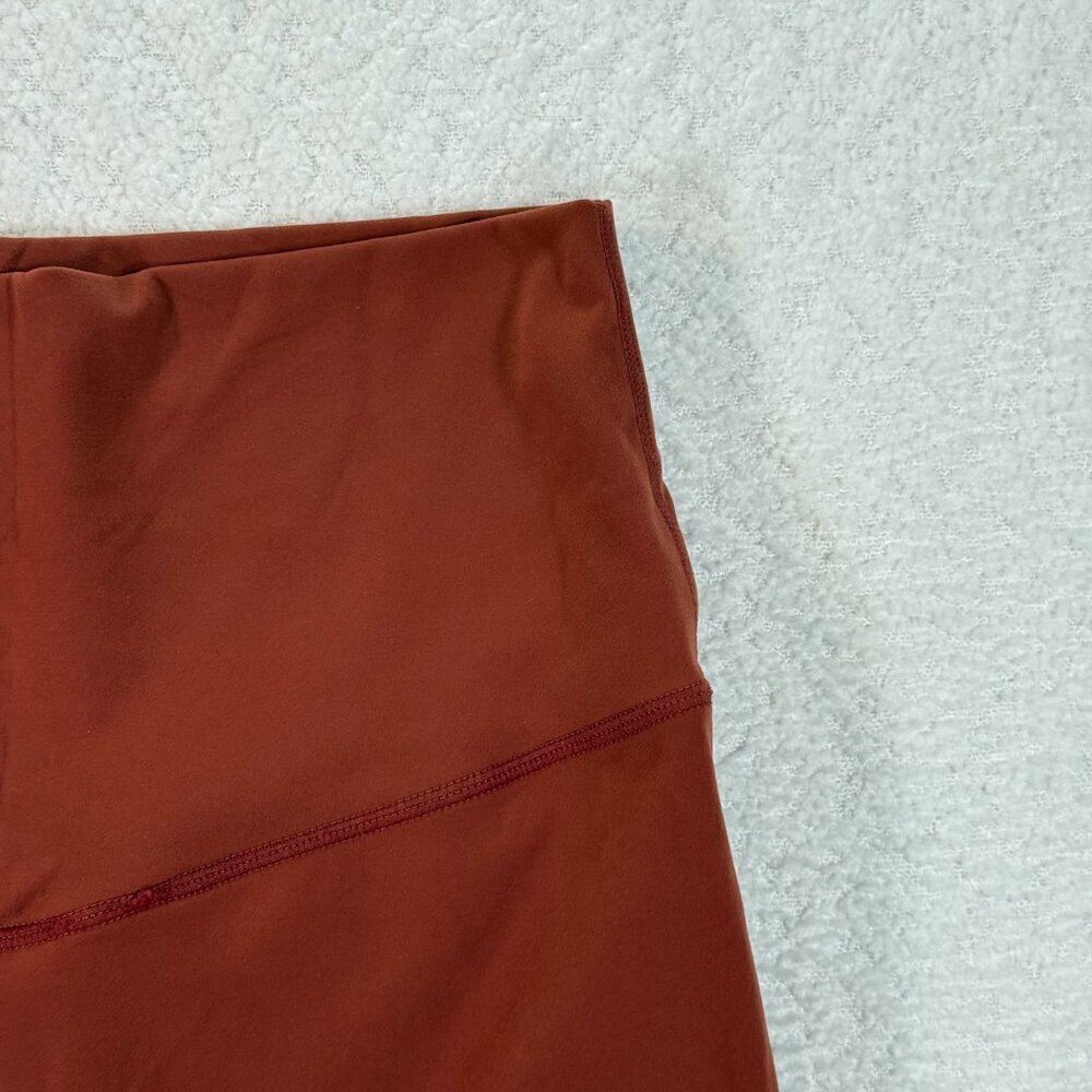 Kittenish womens burnt orange leggings size large gym workout yoga - Picture 3 of 9